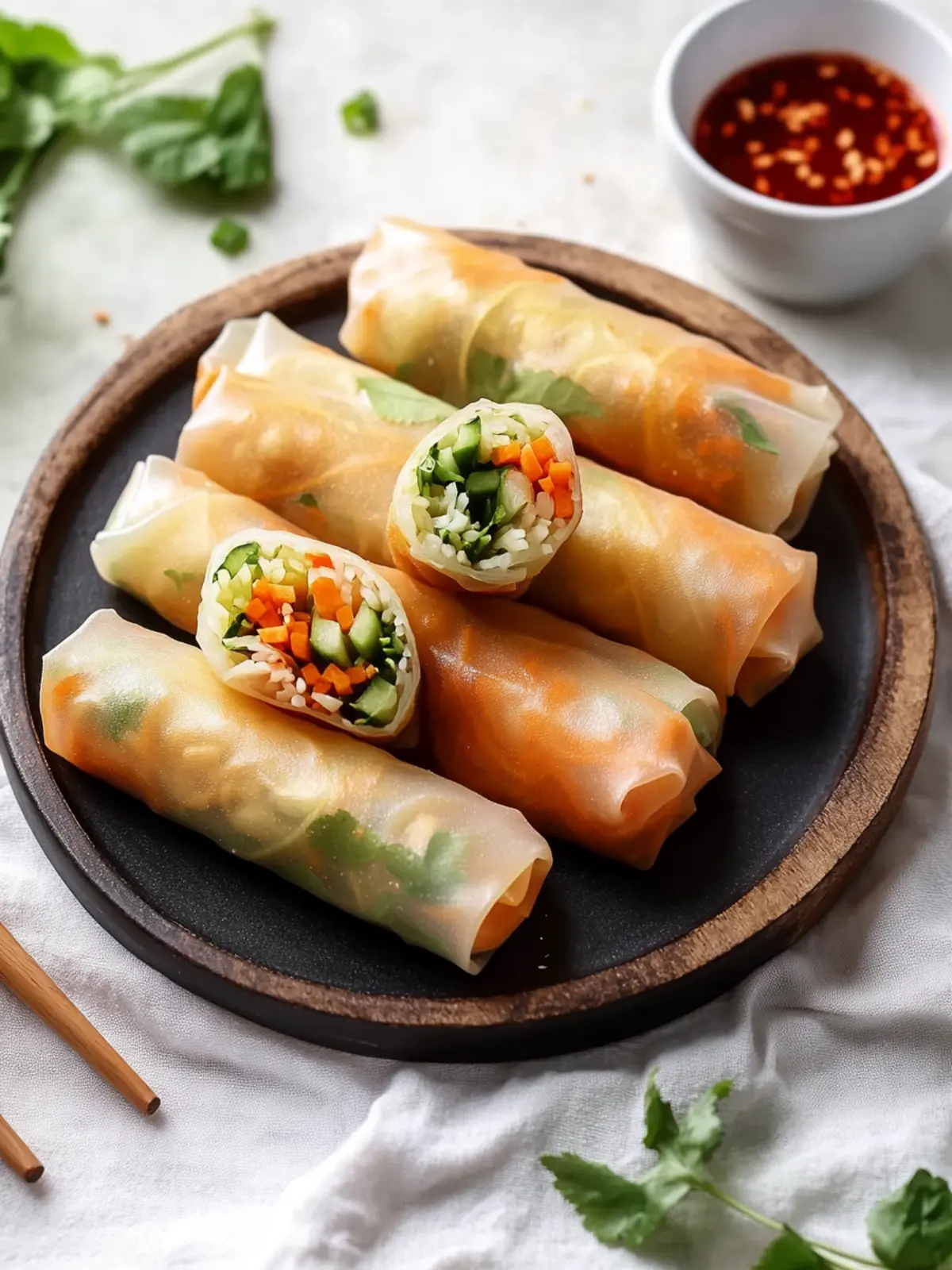 Vegie Spring Rolls (10p)